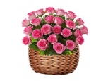 Sweet Pink - 24 Stems Basket